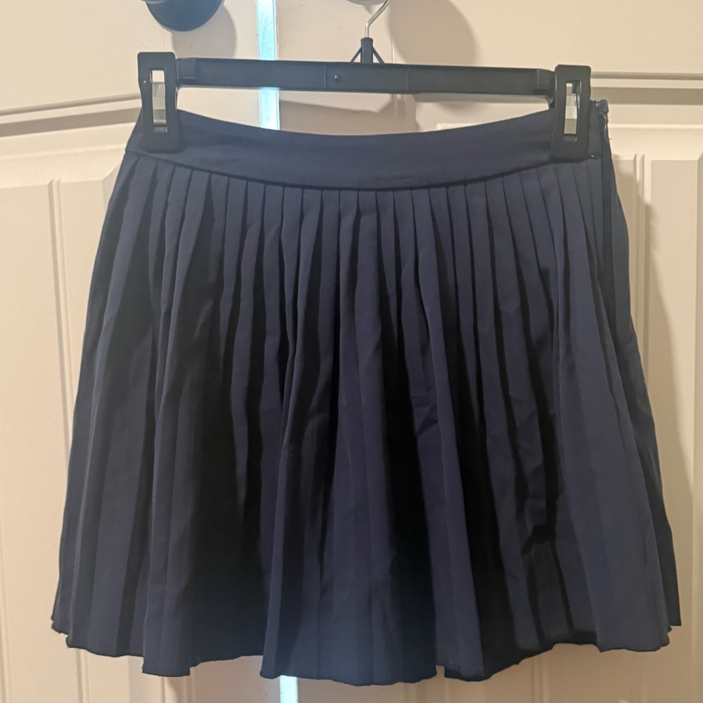 Copper Key Navy Blue Tennis Sporty Preppy Uniform Pleated Skort - Womens XS